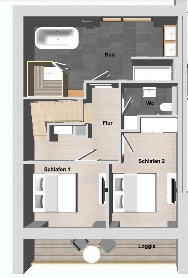 Korn-Koje Apartment Busum Luaran gambar